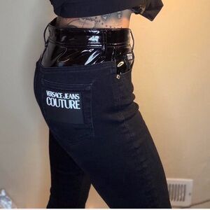 Versace Jeans Collection Black Skinny Jeans